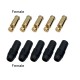 RJXHOBBY 5sets AS150 Male and Female Anti Spark Connector Plug  for Battery, ESC, and Charge Lead