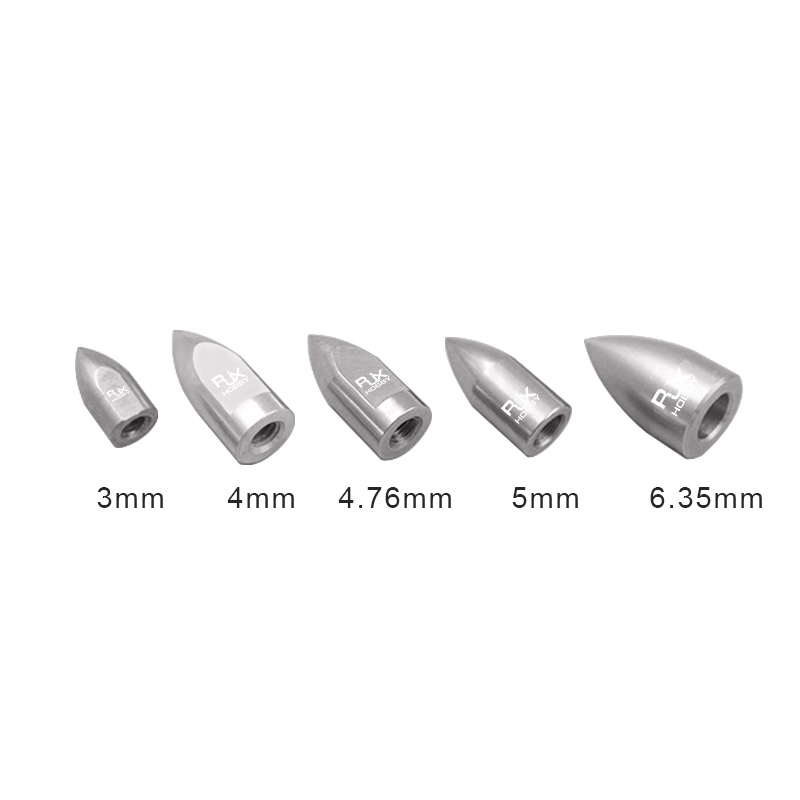 RJXhobby 5pcs Nut Stainless Steel M3/M4/M5/4.76mm/6.35mmfor RC Boat Shaft Propeller
