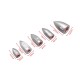 RJXhobby 5pcs Nut Stainless Steel M3/M4/M5/4.76mm/6.35mmfor RC Boat Shaft Propeller