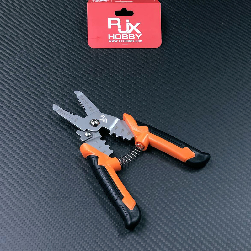 RJXHOBBY Multi-Function 7-inch Electrician Cutter Wire Stripper and Crimping Plier