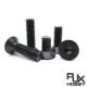 RJXHOBBY 100pcs M2 3-40mm 10.9 Grade High-strength Countersunk Hex Socket Screw Flat Head Hexagon Socket Screw Bolt