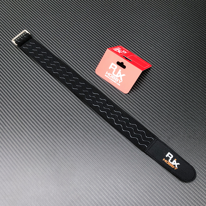 RJX 2pcs 40mm Width Kevlar Stitched Non-Slip Silicone Battery Straps(Length: 400 / 500 / 600 / 700 / 800 / 1000mm)