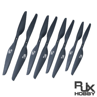 RJXHOBBY 1pair 24x7.2/26x7.8/27x8.1/28x8.4/29x8.7/30x10/32x9.6/32x14.8/34x11.3 inch carbon fiber propeller for UAV