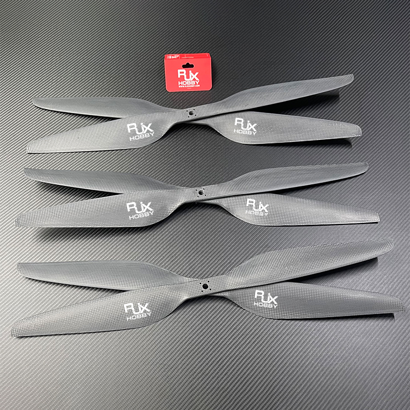 RJXHOBBY 1pair 24x7.2/26x7.8/27x8.1/28x8.4/29x8.7/30x10/32x9.6/32x14.8/34x11.3 inch carbon fiber propeller for UAV