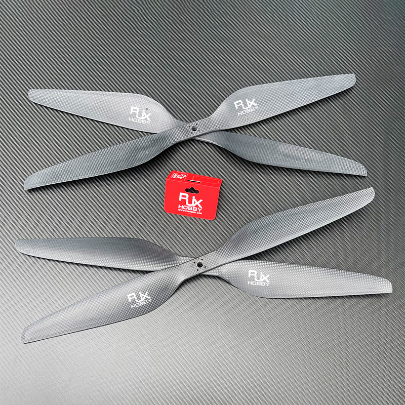 RJXHOBBY 1pair 24x7.2/26x7.8/27x8.1/28x8.4/29x8.7/30x10/32x9.6/32x14.8/34x11.3 inch carbon fiber propeller for UAV
