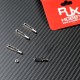 RJXHOBBY 20 PCS M2 M2.5 M3  stainless steel U-shaped Chuck  copper connection rod  for fixed wing RC Airplane
