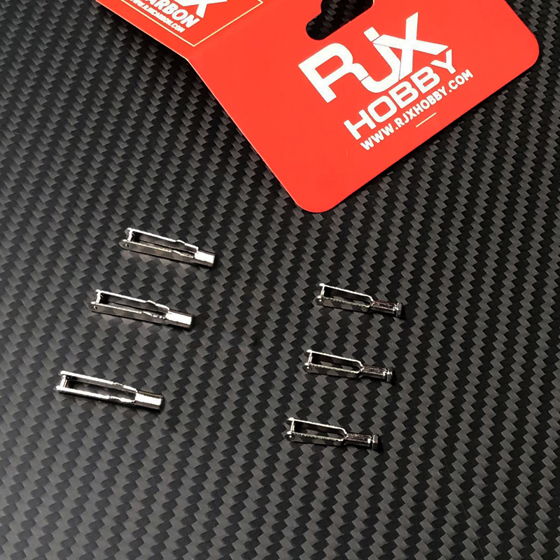 RJXHOBBY 20 PCS M2 M2.5 M3  stainless steel U-shaped Chuck  copper connection rod  for fixed wing RC Airplane