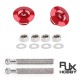 RJX 2 sets Universal Push Button Billet Hood Pins Lock Clip Kit Car Quick Latch New Engine Bonnets