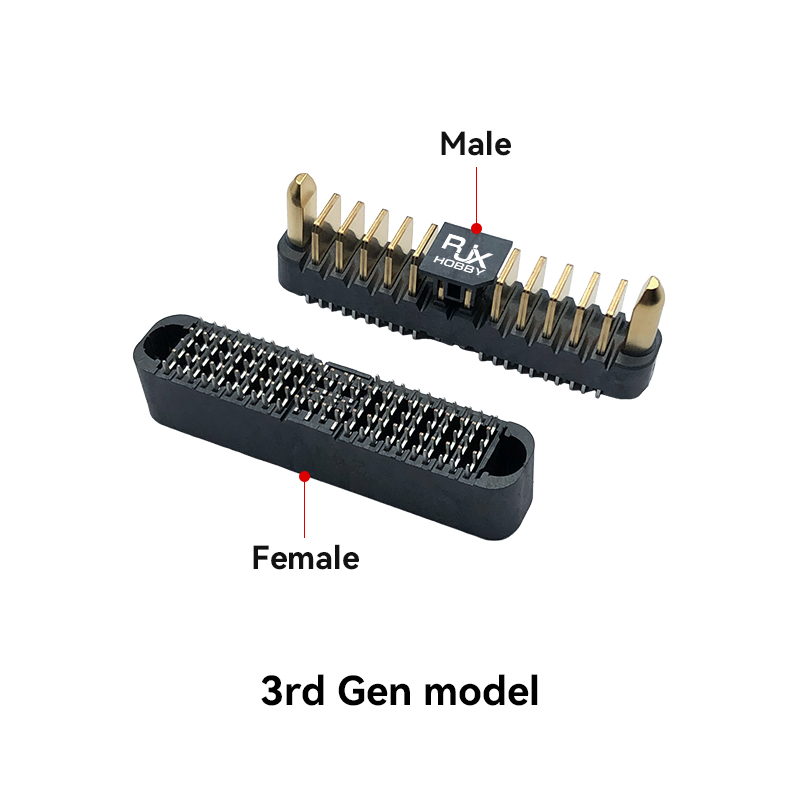 RJXHOBBY 1 pairs  3rd Gen model  Dji Agras T30 T40 T50  Battery Interface  Connector Replacement