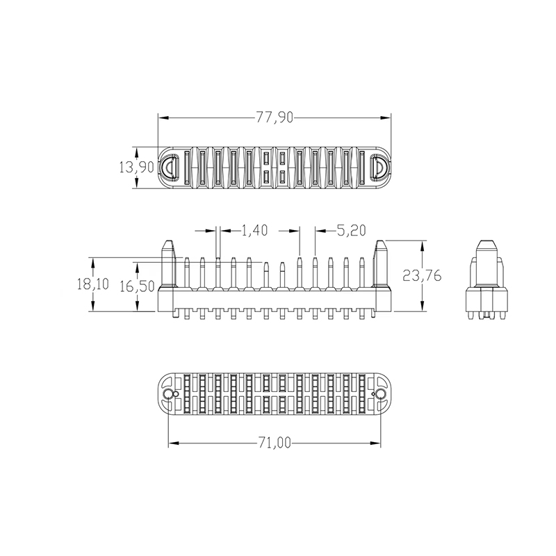 RJXHOBBY 1 pairs  3rd Gen model  Dji Agras T30 T40 T50  Battery Interface  Connector Replacement