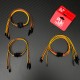 RJXHOBBY 1 Pair MPX 8Pin Connector Multi-Wires 60 Core 300mm With Servo Extension Plug 