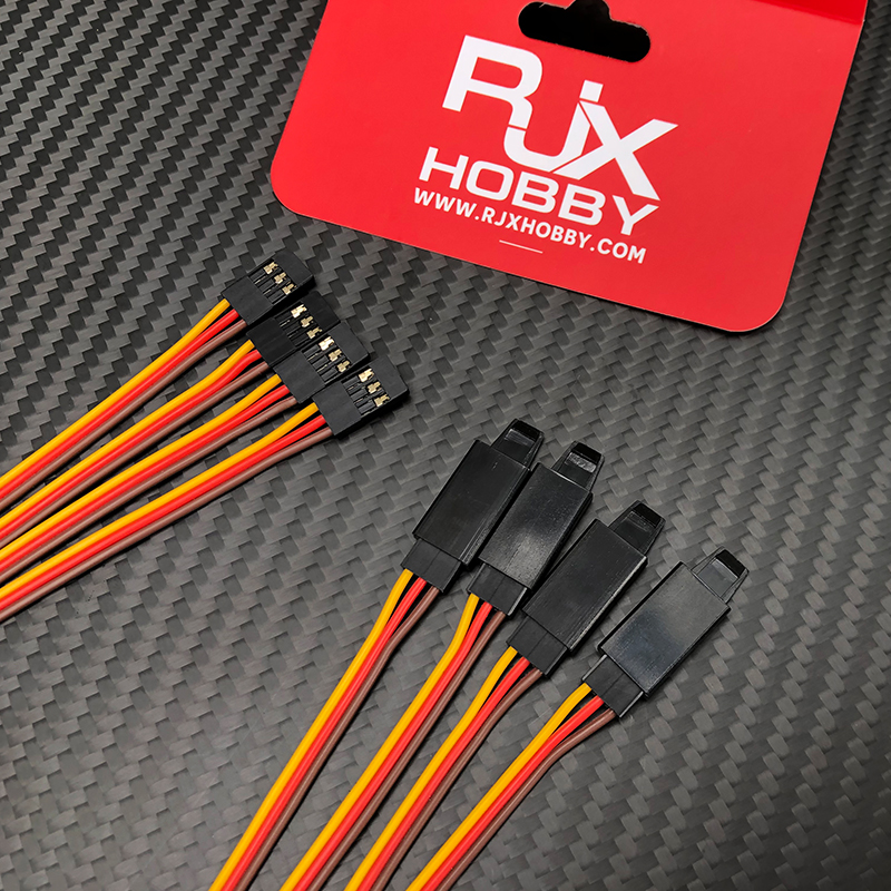 RJXHOBBY 1 Pair MPX 8Pin Connector Multi-Wires 60 Core 300mm With Servo Extension Plug 