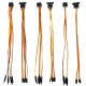 RJXHOBBY 1 Pair MPX 8Pin Connector Multi-Wires 60 Core 300mm With Servo Extension Plug 