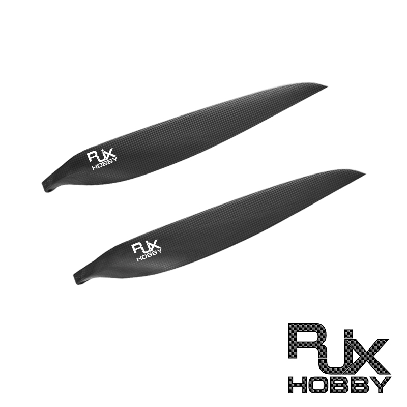 RJXHOBBY 1pair 19x14 /20x14 /21x14 /22x14 / 23x12inch Carbon Folding Propeller Blades for fixed wing