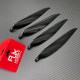 RJXHOBBY 1pair 19x14 /20x14 /21x14 /22x14 / 23x12inch Carbon Folding Propeller Blades for fixed wing
