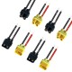 RJXHOBBY XT30U Female Male Connector with 50mm 18AWG Silicone Wire