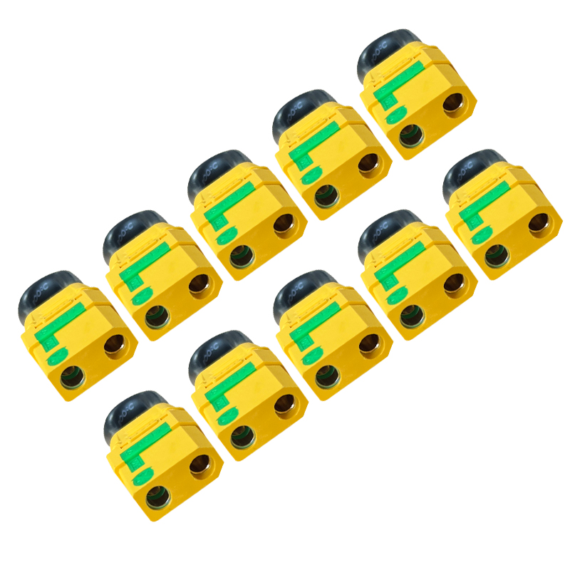 RJX 10pcs XT90-S Anti Spark Connector Bind Plug Loop Short Circuit 10AWG