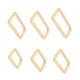 RJX 50pcs Round-angle gold zinc alloy Metal battery strap Buckle