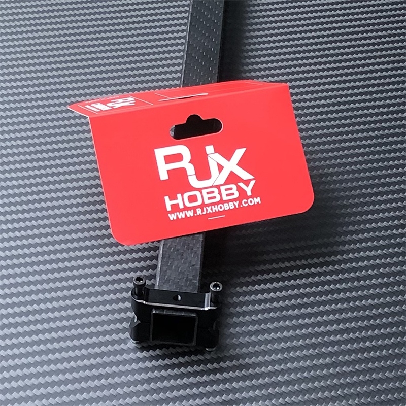 RJX Square Aluminum Tube Clamp for 20mm Square Carbon Fiber Tubes