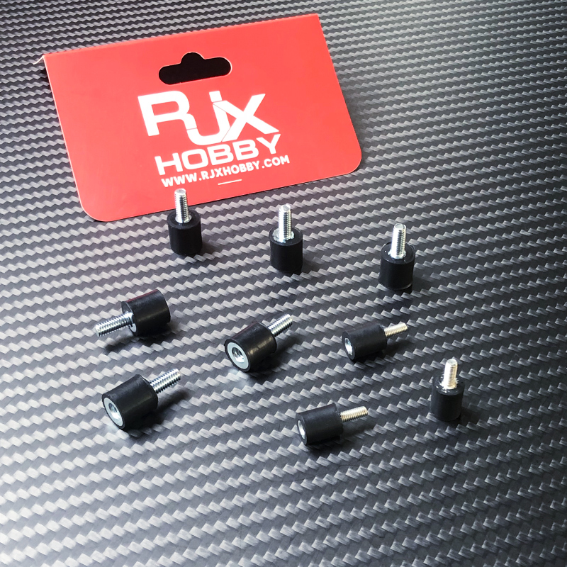 RJX 10pcs Vibration Isolator Shock Absorber Rubber Shock Mounts 