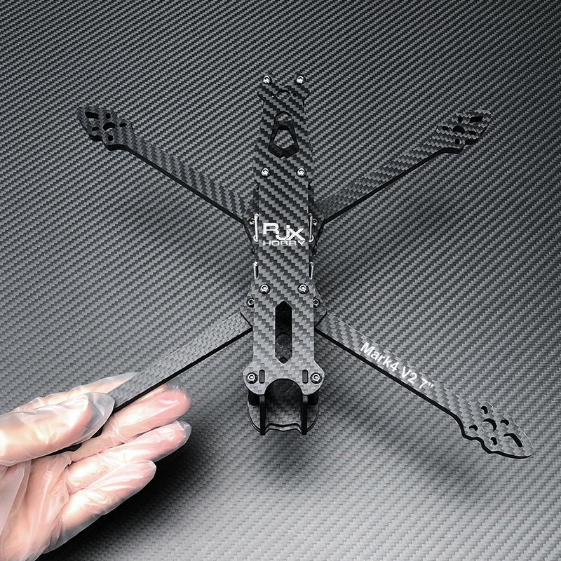 RJX Mark4 V2 7inch 295mm Carbon Fiber Twill matte Frame Kit For RC FPV Racing Drone