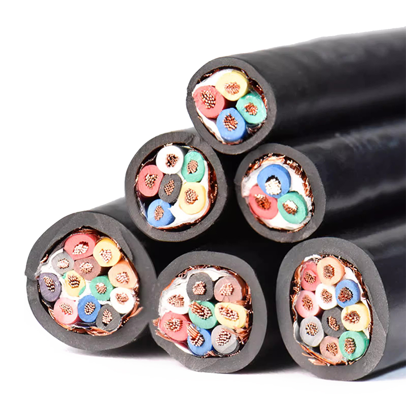 RJX 10meters Shielded cable wire  2/3/4/5/6/7/8 core 0.5 1.0mm pure copper shielded wire