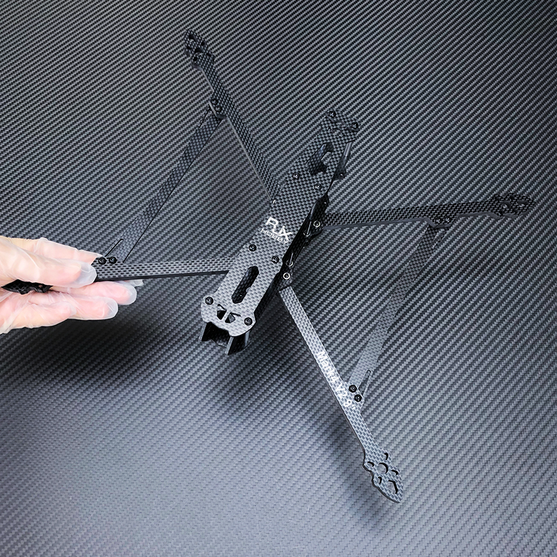 RJX Mark4 V2 9inch 387mm Carbon Fiber Plain matte Frame Kit For RC FPV Racing Drone