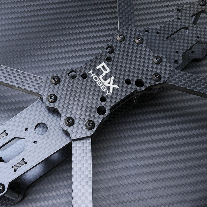 RJX Mark4 V2 9inch 387mm Carbon Fiber Plain matte Frame Kit For RC FPV Racing Drone