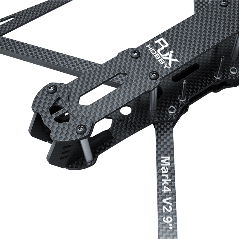 RJX Mark4 V2 9inch 387mm Carbon Fiber Plain matte Frame Kit For RC FPV Racing Drone