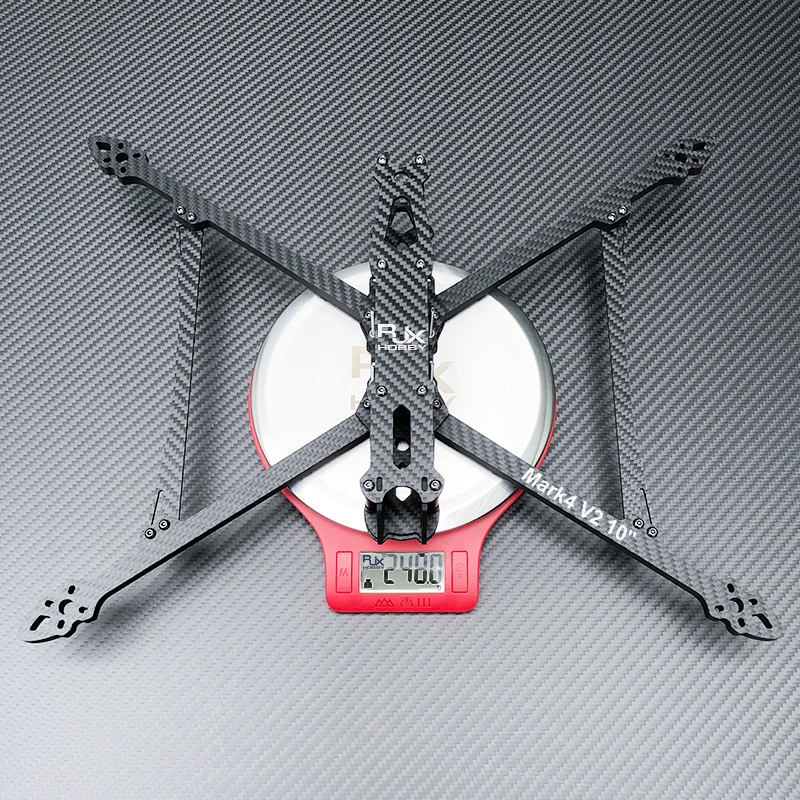 RJX Mark4 V2 10inch 427mm Carbon Fiber Twill matte Frame Kit For RC FPV Racing Drone