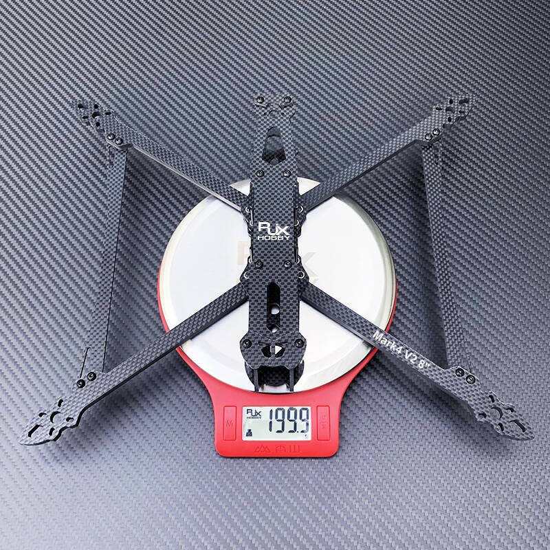 RJX Mark4 V2 8inch 367mm Carbon Fiber Plain matte Frame Kit For RC FPV Racing Drone