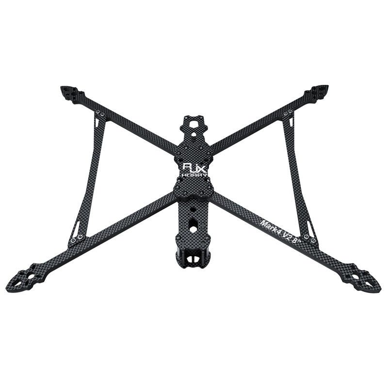 RJX Mark4 V2 8inch 367mm Carbon Fiber Plain matte Frame Kit For RC FPV Racing Drone