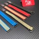 RJXHOBBY 2pcs Zinc Alloy Seamless Buckle Kevlar Battery Strap(Width: 20mm Length: 200 -1000mm ）