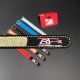RJXHOBBY 2pcs Zinc Alloy Seamless Buckle Kevlar Battery Strap(Width: 20mm Length: 200 -1000mm ）