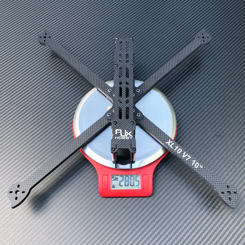 RJX XL10 V7 10inch 420mm Carbon Fiber Plain matte Frame Kit for RC FPV Racing Drone