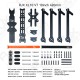 RJX XL10 V7 10inch 420mm Carbon Fiber Plain matte Frame Kit for RC FPV Racing Drone