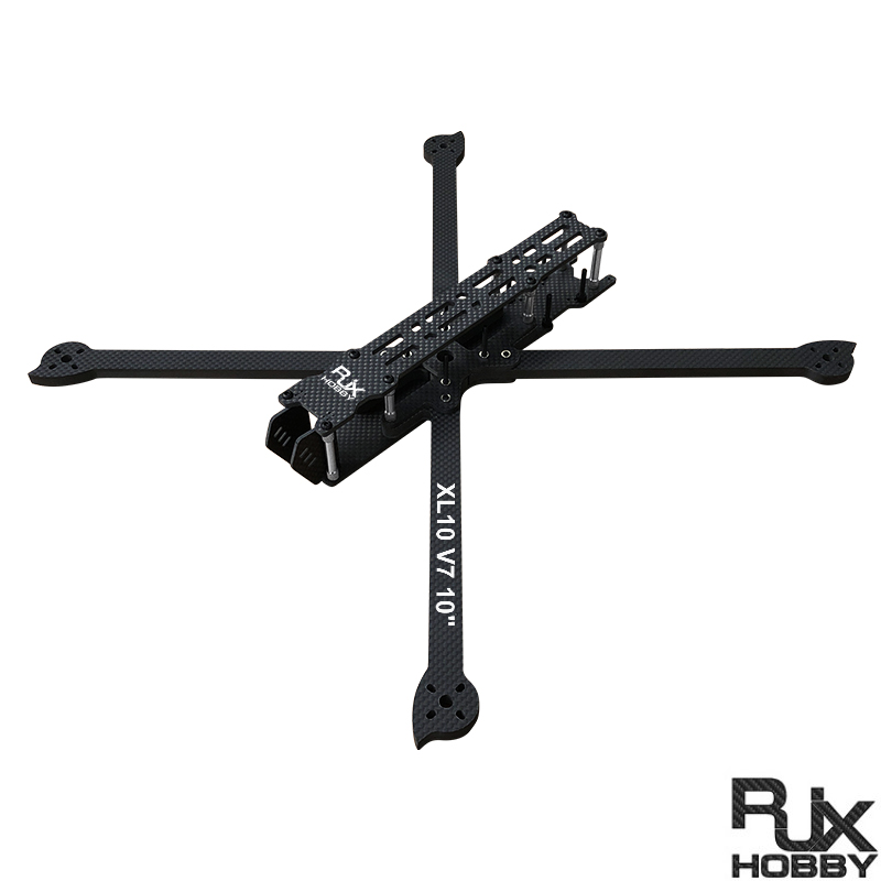 RJX XL10 V7 10inch 420mm Carbon Fiber Plain matte Frame Kit for RC FPV Racing Drone