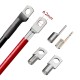RJXHOBBY 1pcs XT90E-M Male to 6.2mm copper nose with 8AWG / 10AWG Cable Mount Connector Plug for RC Drone