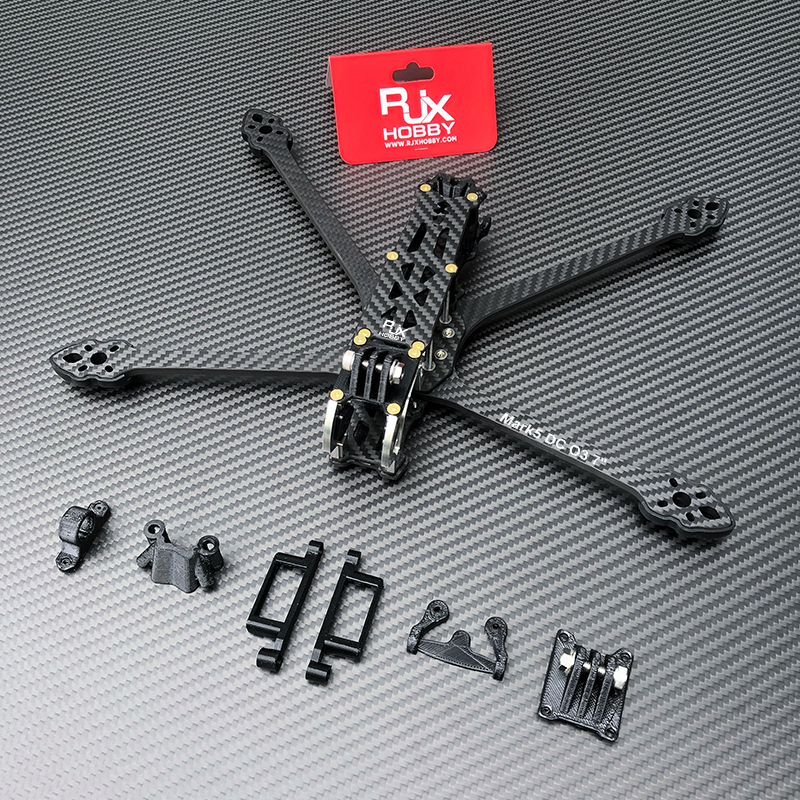 RJXHOBBY Mark5 DC O3 7inch  319mm Carbon Fiber Twill matte Frame Kit For RC FPV Racing Drone