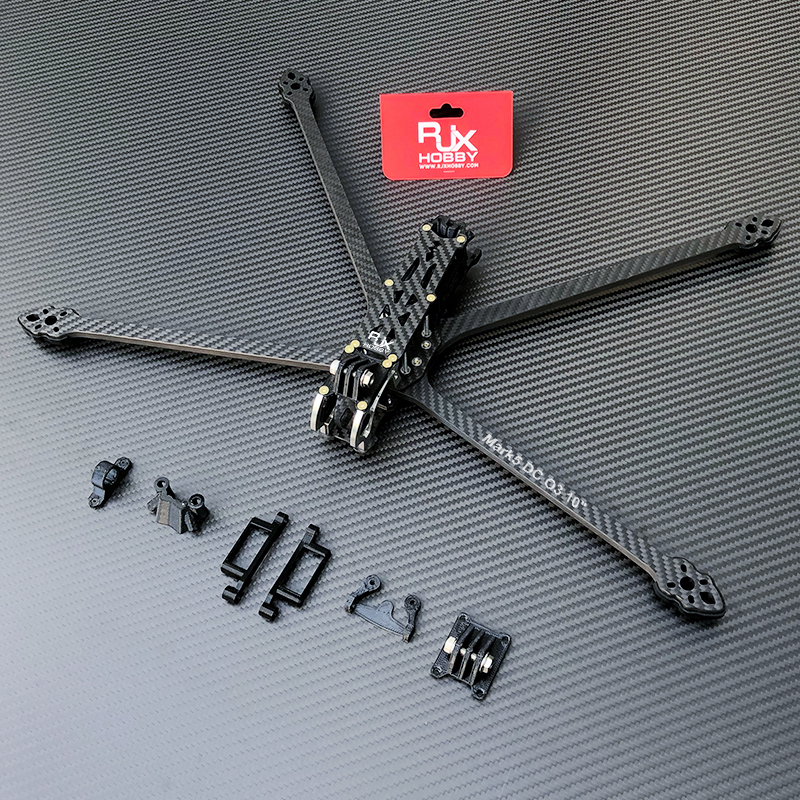 RJXHOBBY Mark5 DC O3 10inch  466mm Carbon Fiber Twill matte Frame Kit For RC FPV Racing Drone