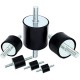 RJXHOBBY 10pcs M3 M4 M5 M6 Car Anti Vibration Rubber Isolator Damper Rubber Bobbin Mount Shock Absorb Mounts