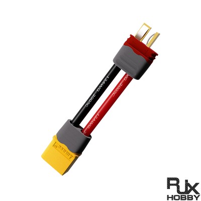 RJX 1pcs XT60 Male/Female To AM-1015E Male/Female T Plug 12awg 10cm Silicone Wire Connector Adapter