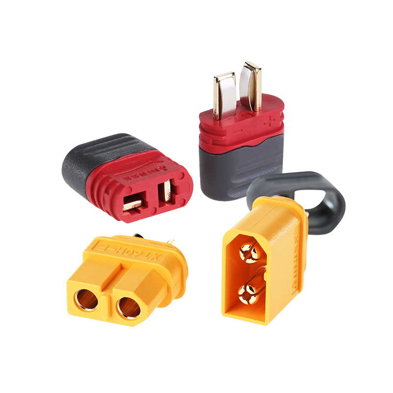 RJX 1pcs XT60 Male/Female To AM-1015E Male/Female T Plug 12awg 10cm Silicone Wire Connector Adapter