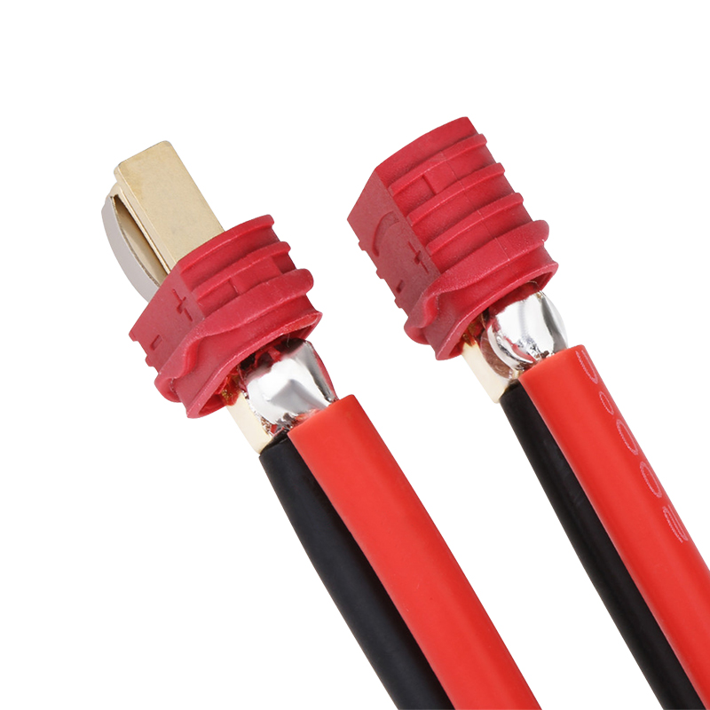 RJX 1pcs AM-1015E Male to Female T Plug Connector With Wire With Sheath Housing