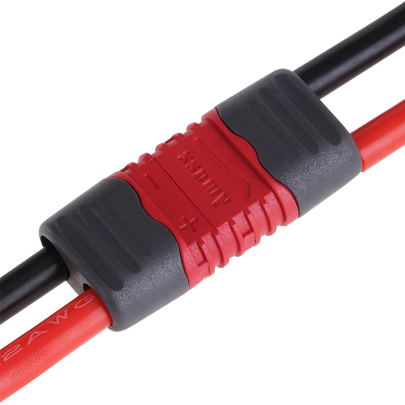 RJX 1pcs AM-1015E Male to Female T Plug Connector With Wire With Sheath Housing