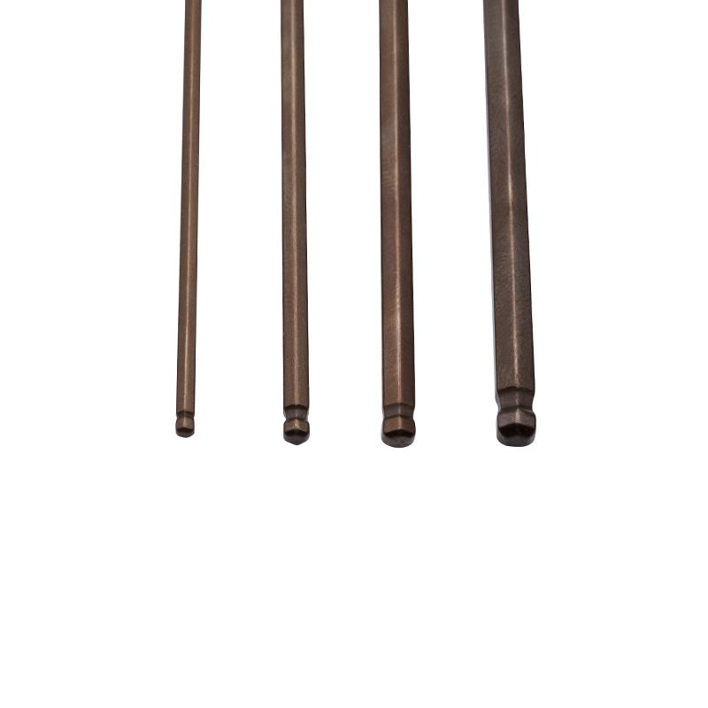 RJX 4pcs L Shaped Hex Key Wrench 1.5 2.0 2.5 3.0mm Hexagon Ball Head Screwdriver Ball Head  Wrench Tools