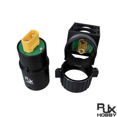 RJX 1pcs 50mm AS150U Quick Release Plug Connector Folding Arm Pipe Clamp for Plant Agriculture UAV Drone