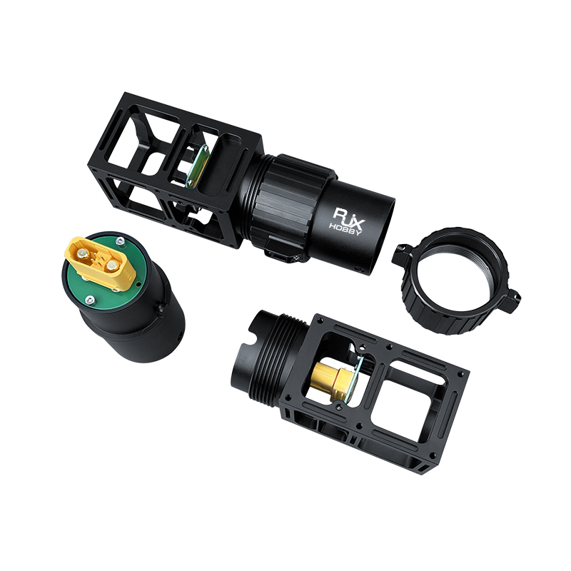 RJX 1pcs 50mm AS150U Quick Release Plug Connector Folding Arm Pipe Clamp for Plant Agriculture UAV Drone