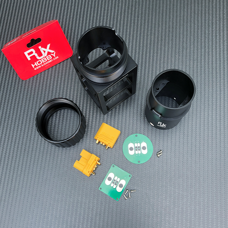 RJX 1pcs 50mm AS120 Quick ReleasePlug Connector Folding Arm Pipe Clamp for Plant Agriculture UAV Drone