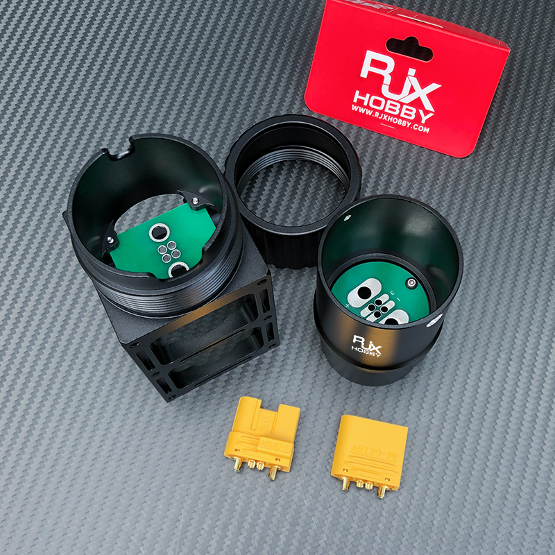 RJX 1pcs 50mm AS120 Quick ReleasePlug Connector Folding Arm Pipe Clamp for Plant Agriculture UAV Drone